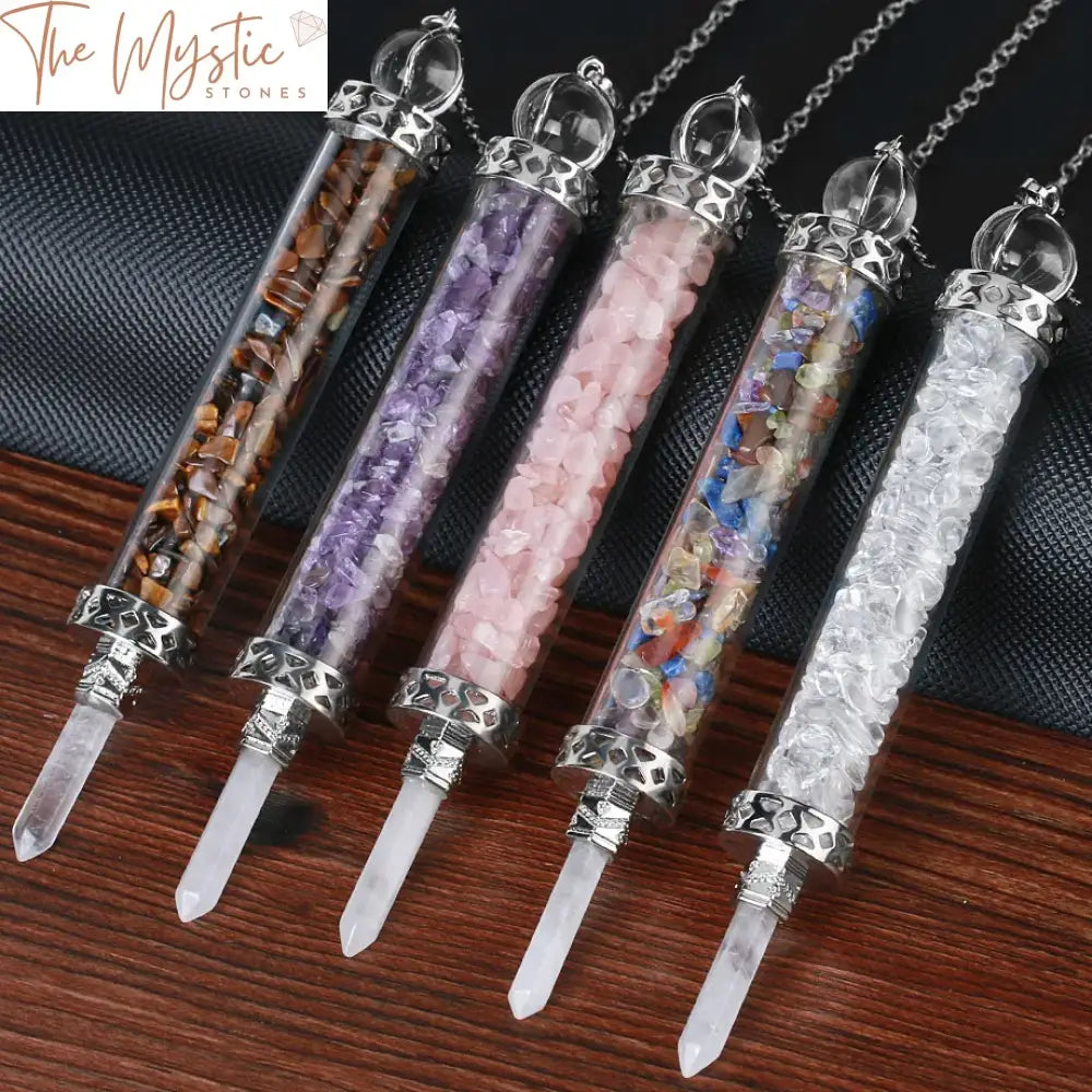 Crystal Divination Wishing Bottle Pendulum