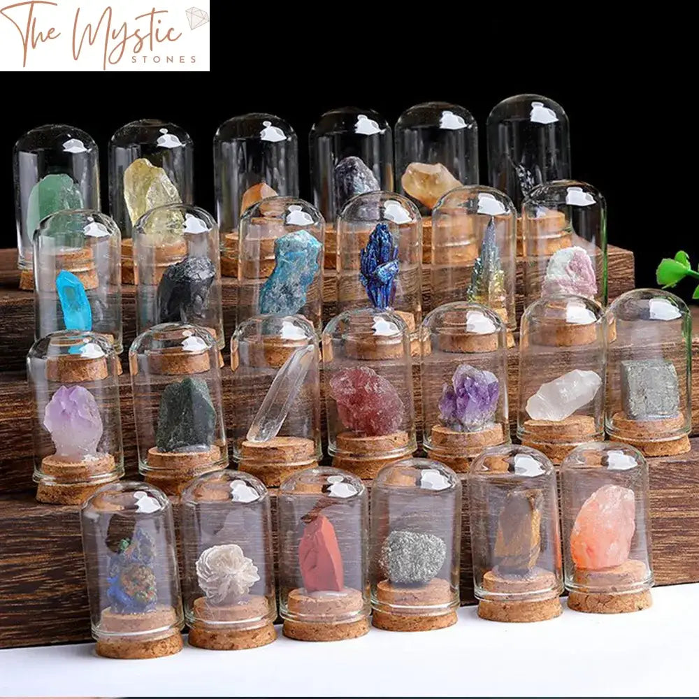 Crystal Mineral Display Jar