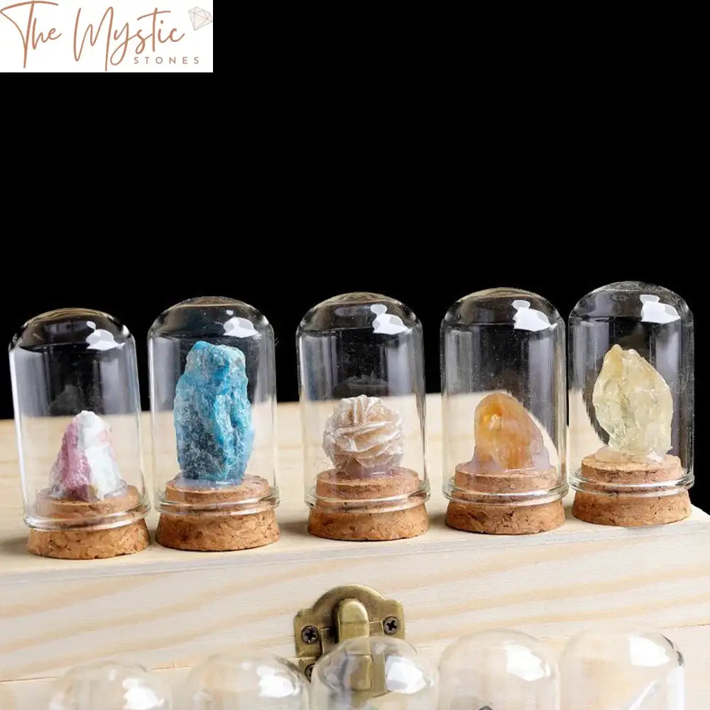 Crystal Mineral Display Jar