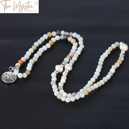 Crystal & Pearl Natural Stone Multilayer Bracelet