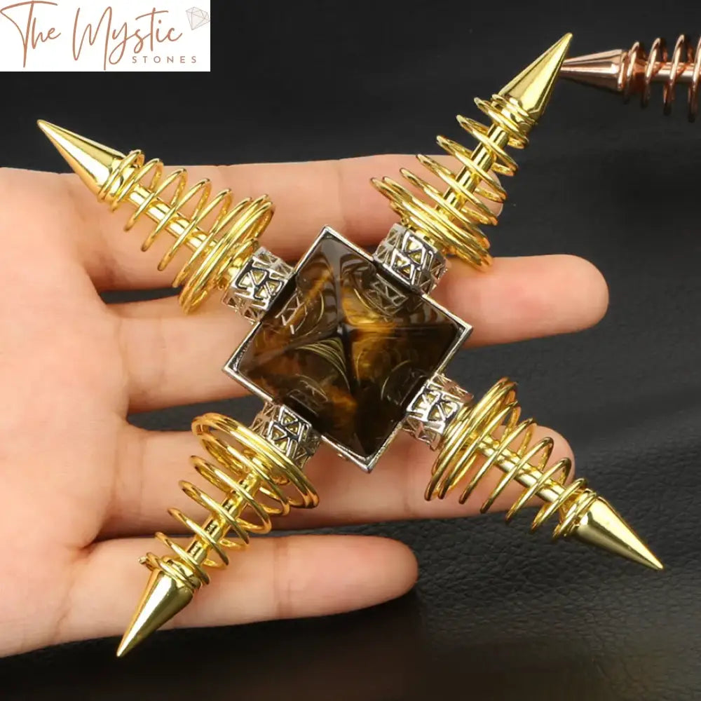 Crystal Pyramid Energy Generator With Spiral Pendulum