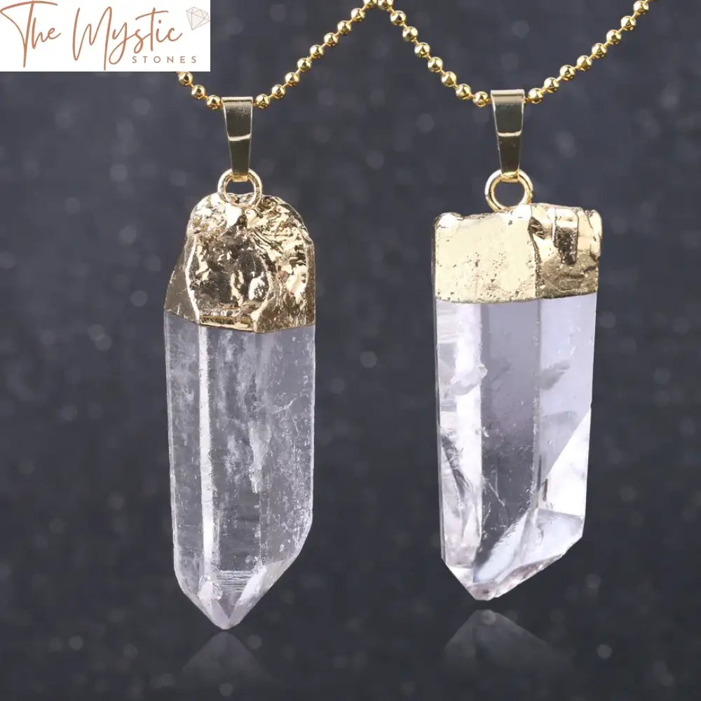 Crystal Quartz Pendant Necklace