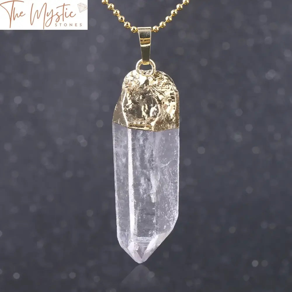 Crystal Quartz Pendant Necklace