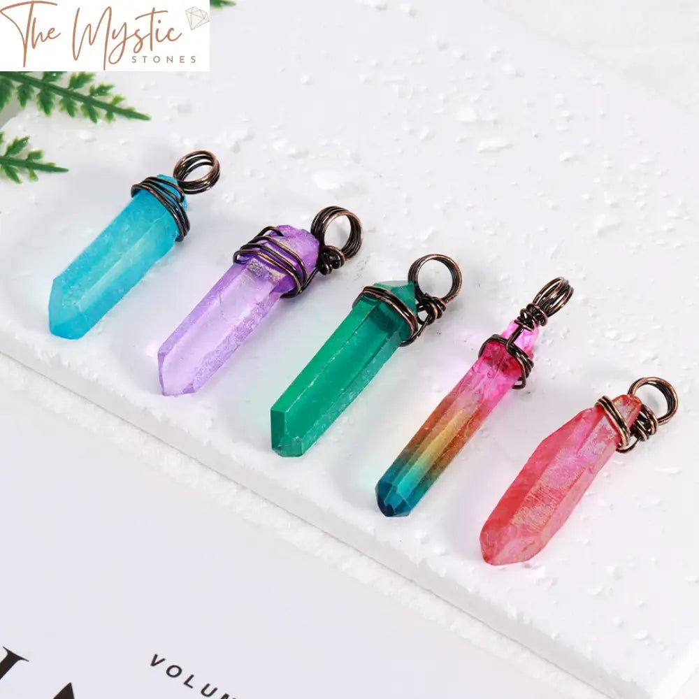 Crystal Stone Pendant Necklace