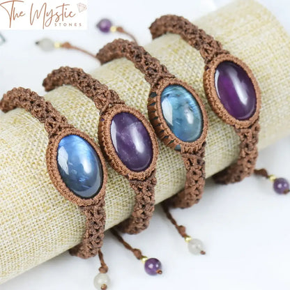 Crystal Stone Wrap Bracelet