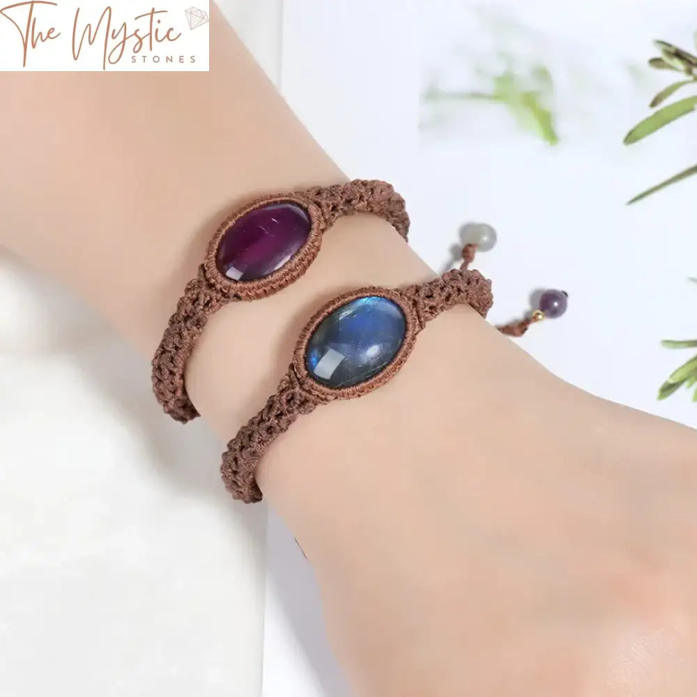 Crystal Stone Wrap Bracelet