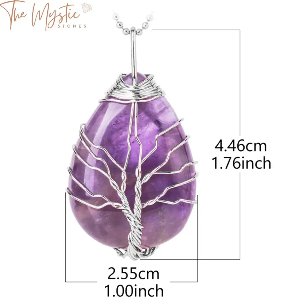 Crystal Tree Of Life Necklace