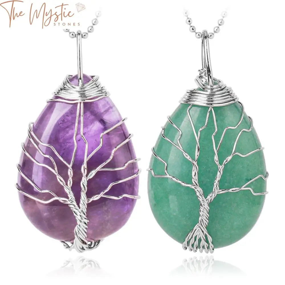 Crystal Tree Of Life Necklace