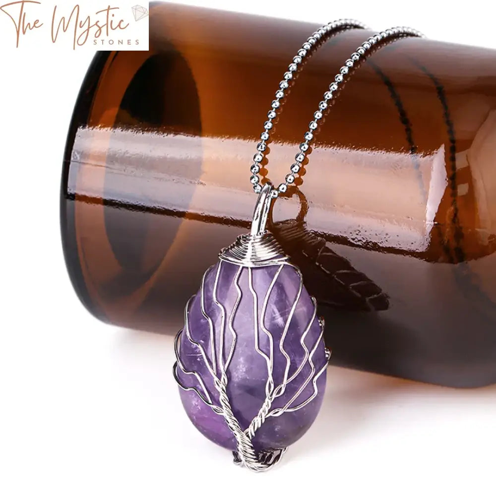 Crystal Tree Of Life Necklace