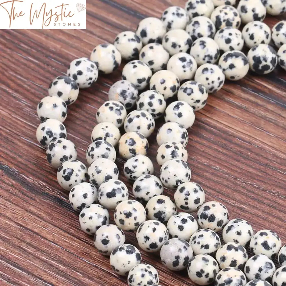 Dalmatian Stone Beads - Assorted Sizes