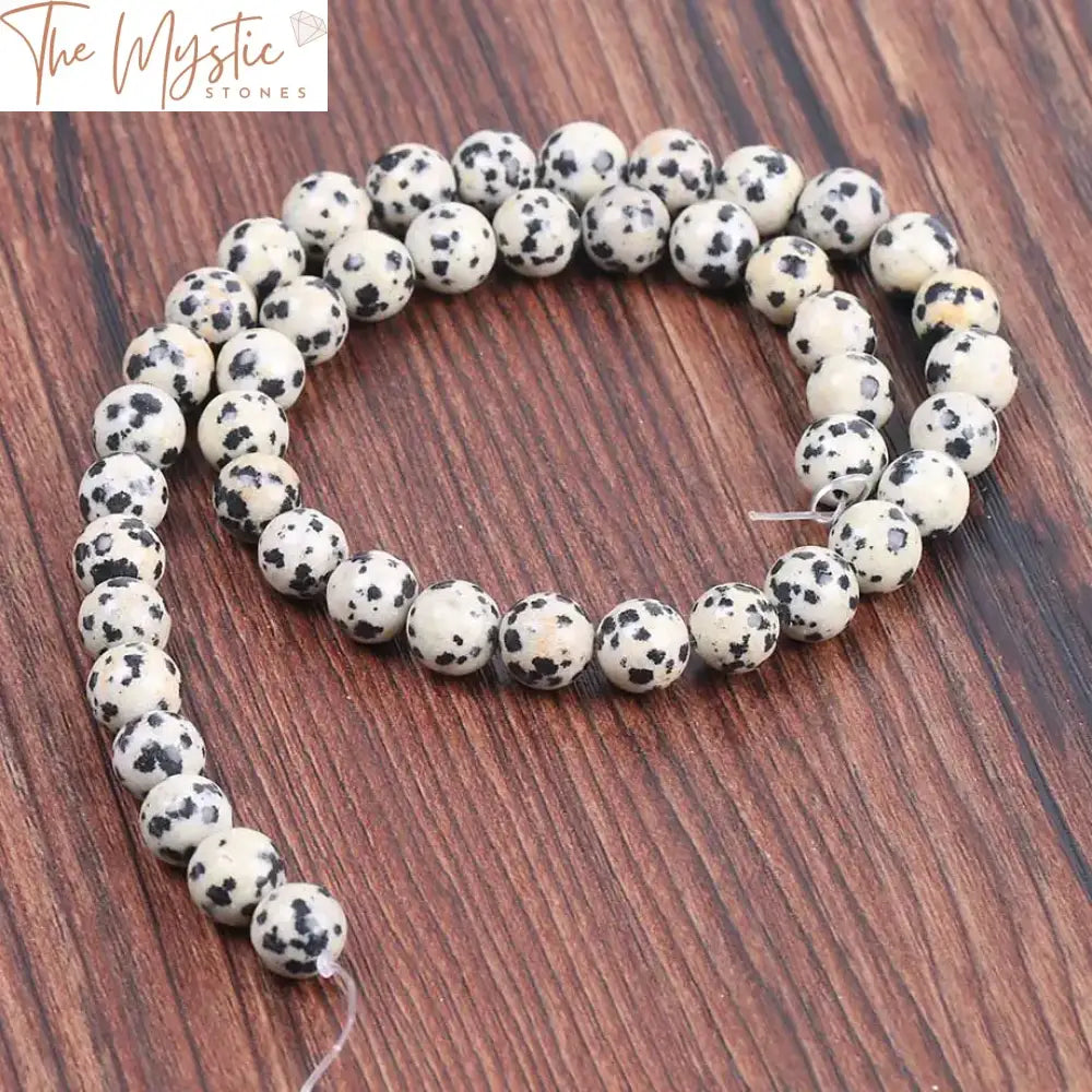 Dalmatian Stone Beads - Assorted Sizes