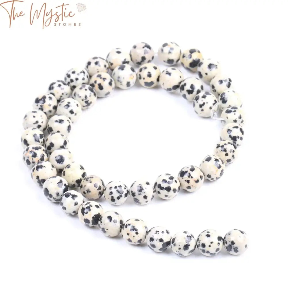 Dalmatian Stone Beads - Assorted Sizes