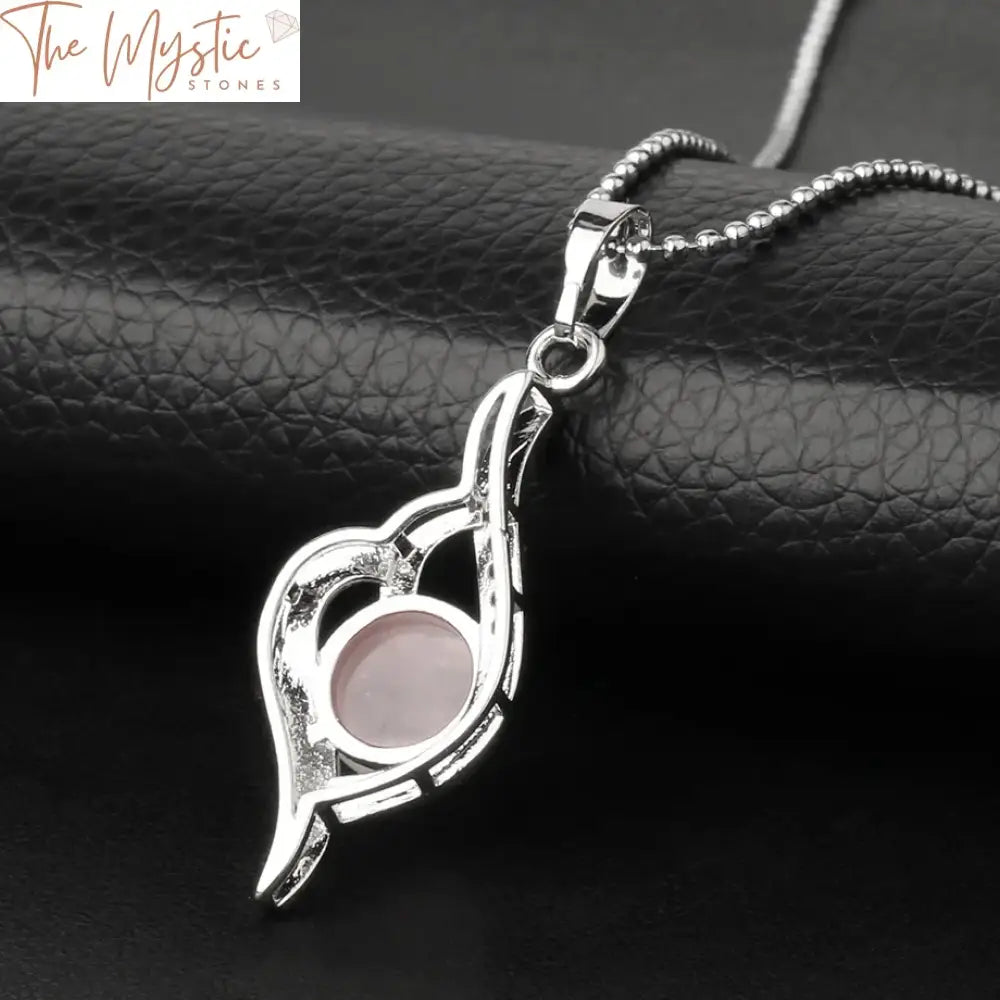 Devil’s Eye Crystal Heart Pendant