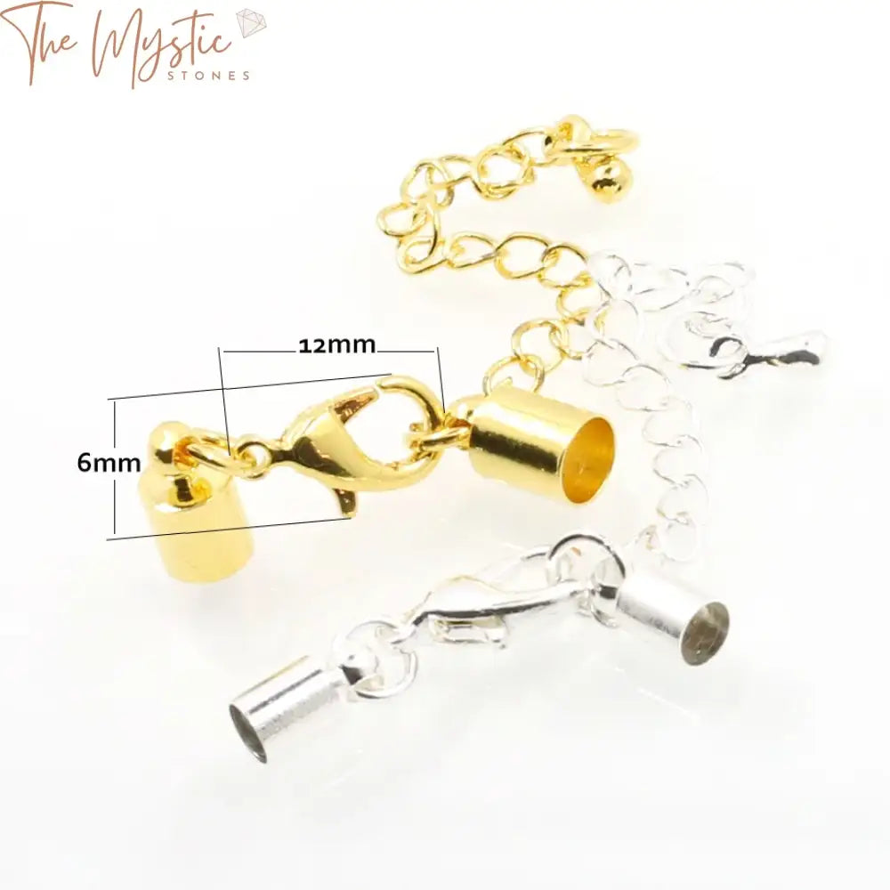 Diy Jewelry Lobster Clasp & Chain Connector Kit - 10 Sets 3Mm