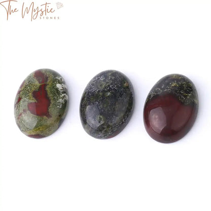 Dragon Blood Stone Oval Cabochons For Jewelry Making