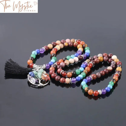 Egg Yolk Stone Mala Convertible Bracelet/Necklace