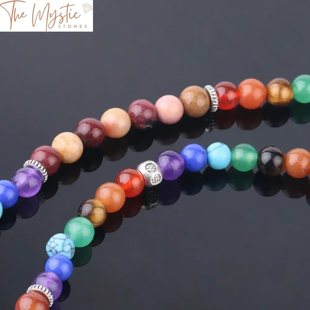 Egg Yolk Stone Mala Convertible Bracelet/Necklace