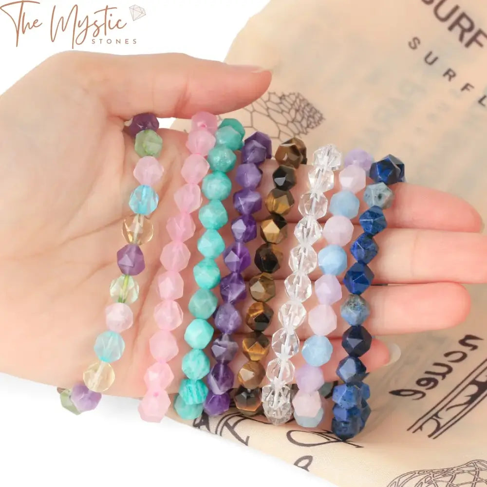 Elastic Gemstone Bracelet Series