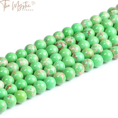 Emperor Turquoise Green Howlite 8Mm Beads