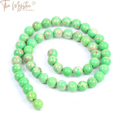 Emperor Turquoise Green Howlite 8Mm Beads