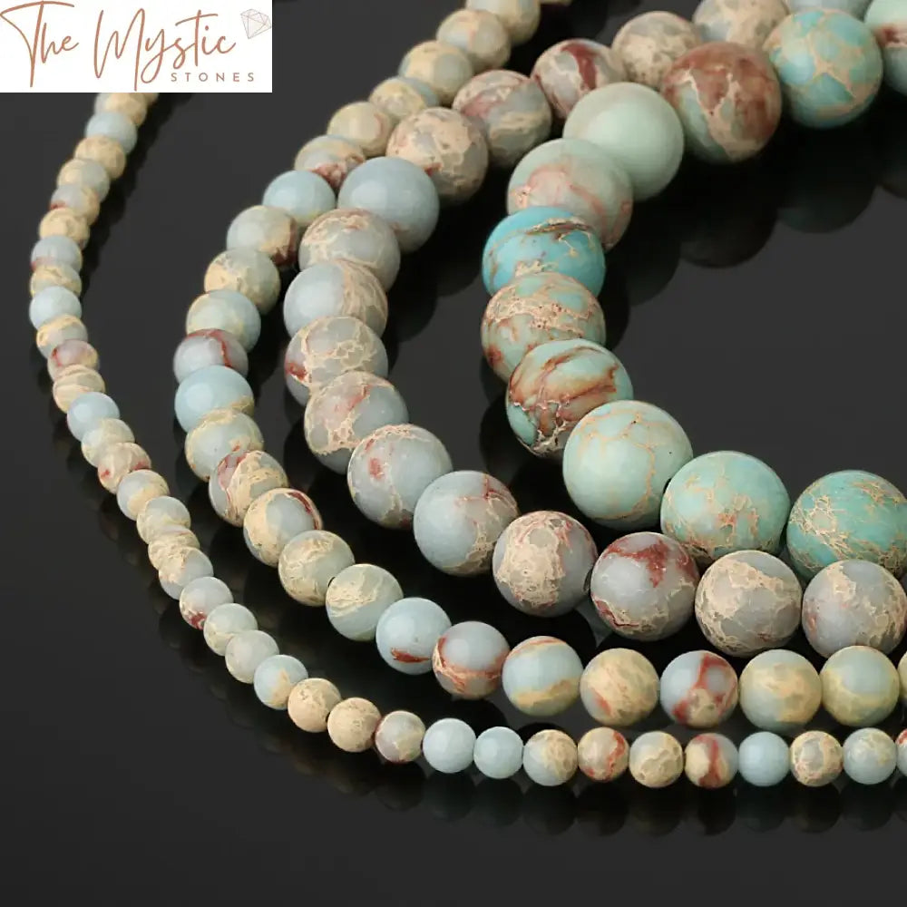 Emperor Turquoise Round Spacer Beads