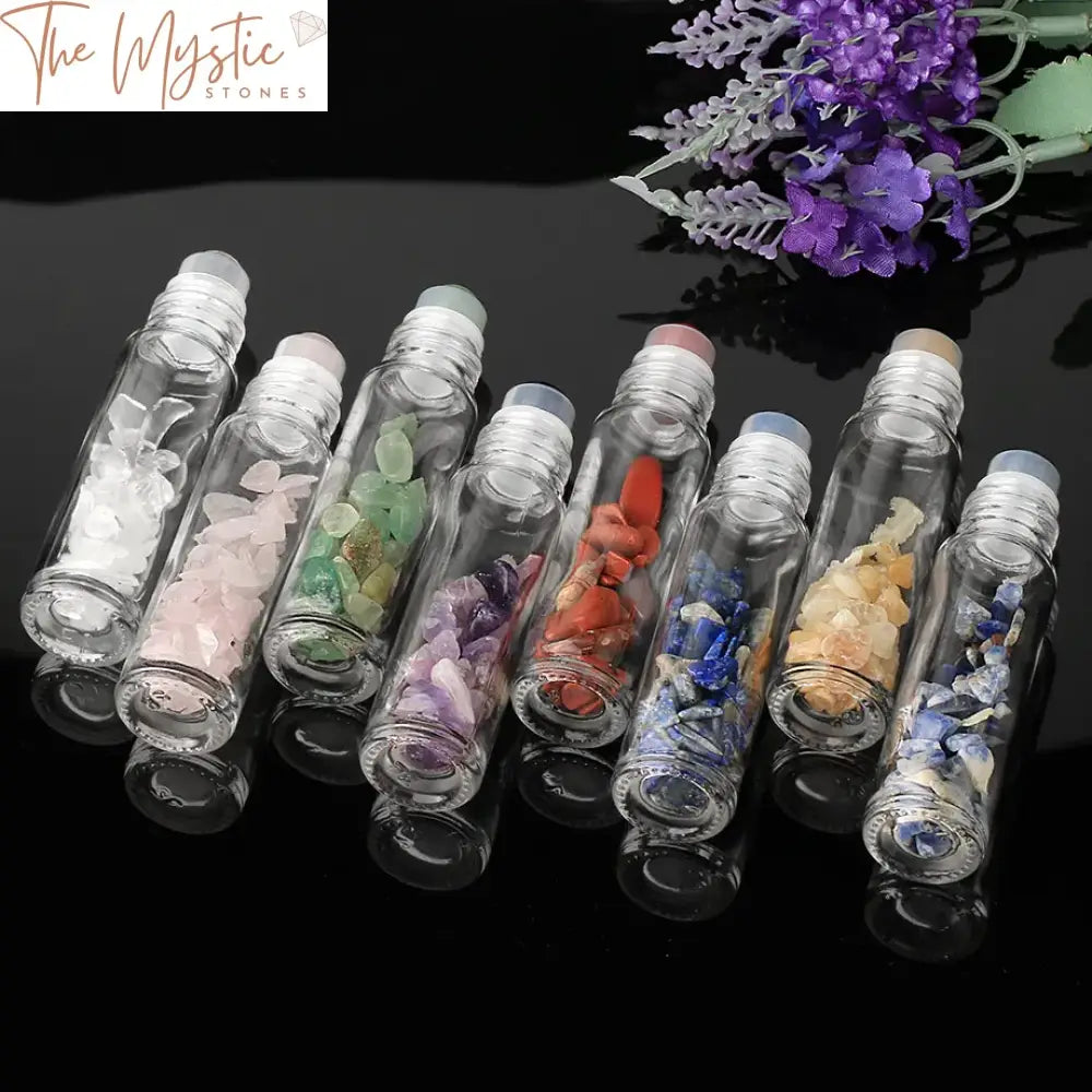 Essential Oil Reiki Roller Bottle - Natural Stone 10Ml