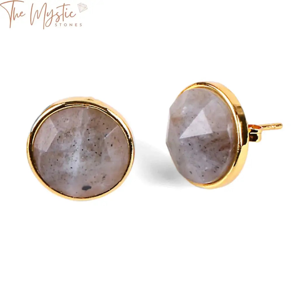 Femme Gemstone Stud Earrings