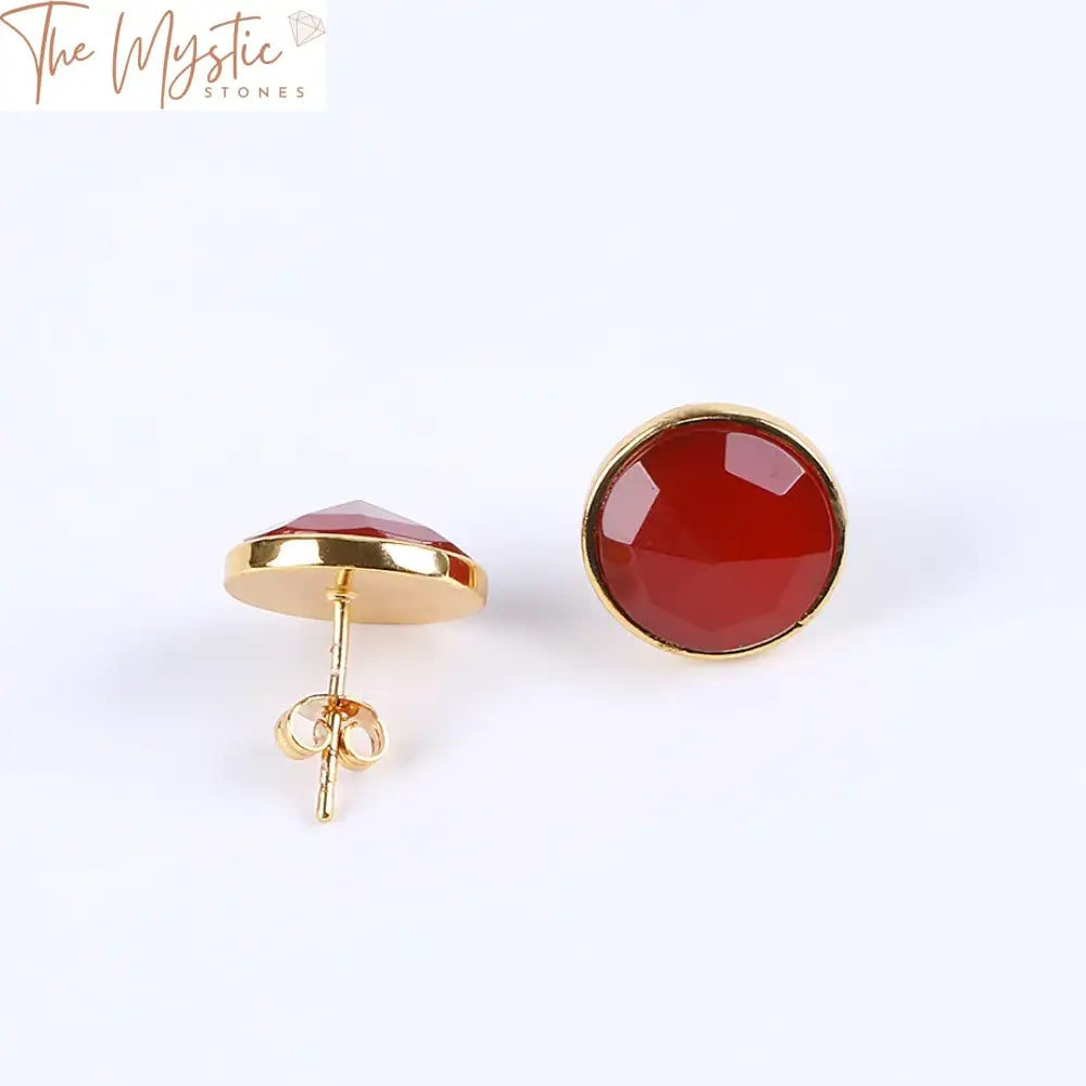 Femme Gemstone Stud Earrings