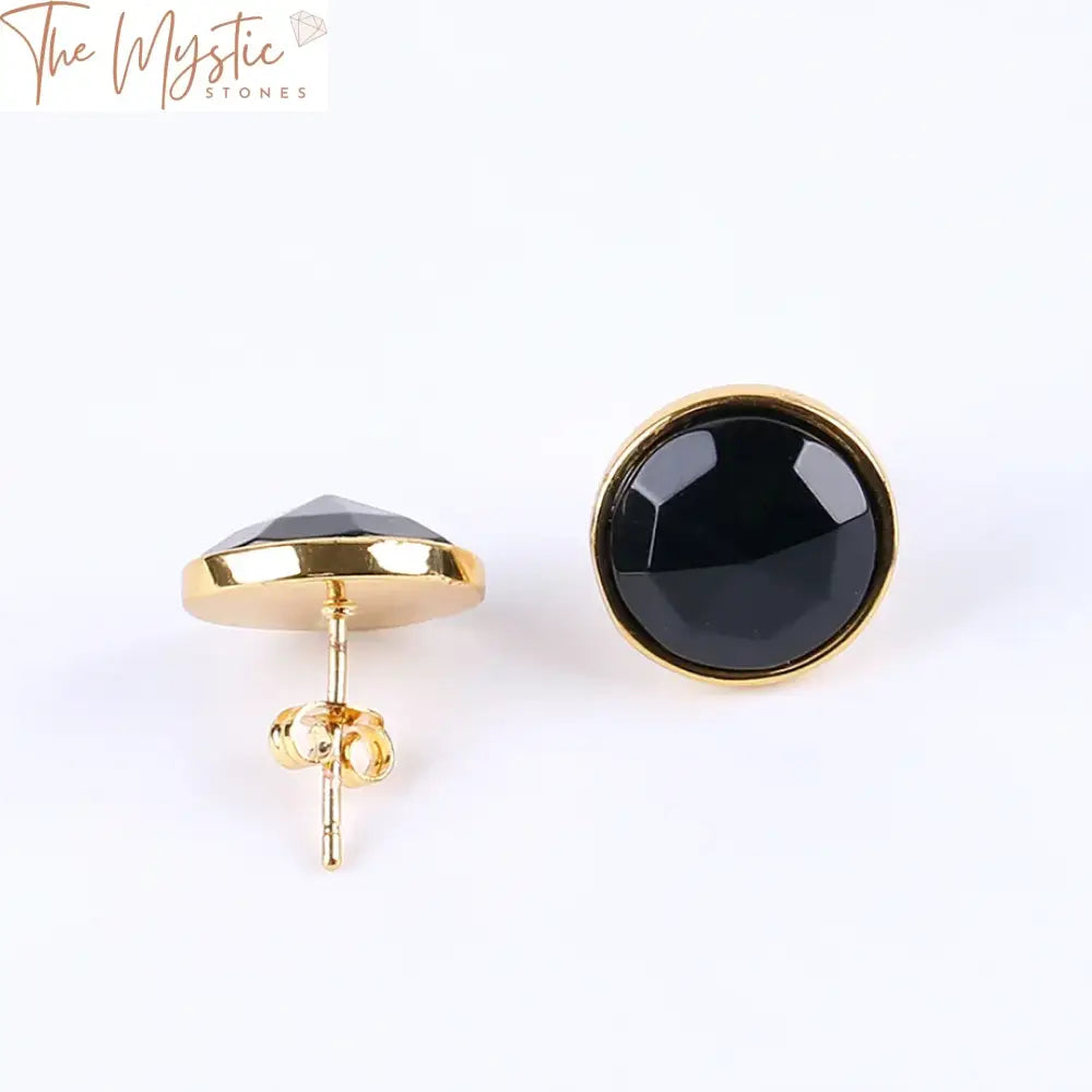 Femme Gemstone Stud Earrings