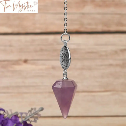 Flower Of Life Crystal Dowsing Pendulum