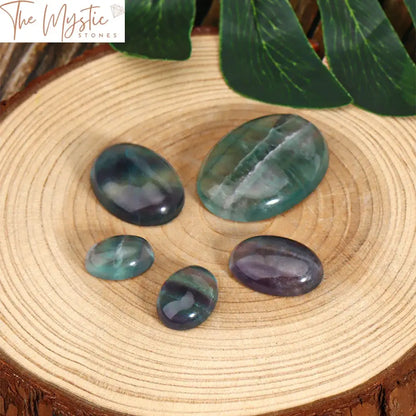 Fluorite Oval Cabochon Beads