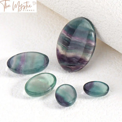 Fluorite Oval Cabochon Beads