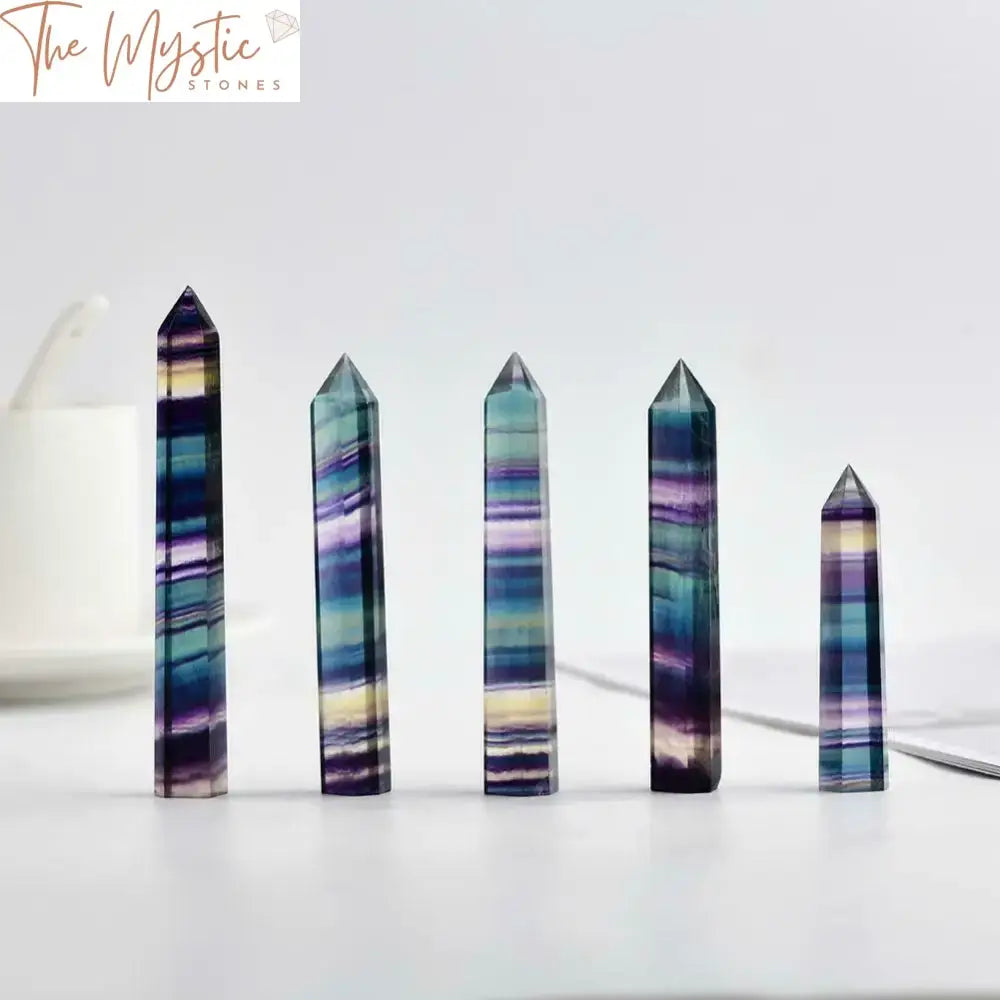 Fluorite Prism Healing Wand