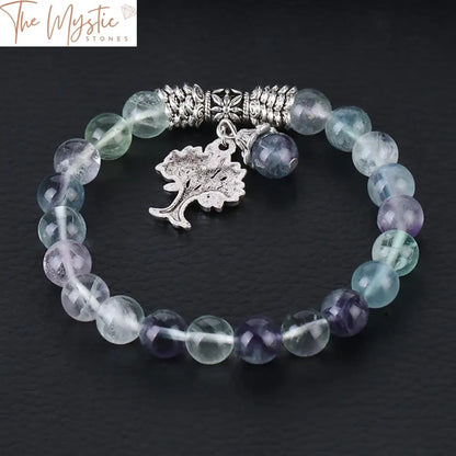 Fluorite Reiki Energy Jewelry Set