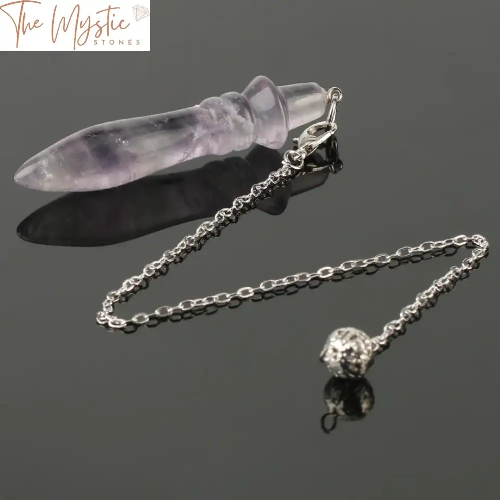 Fluorite Stone Pendulum Pendant