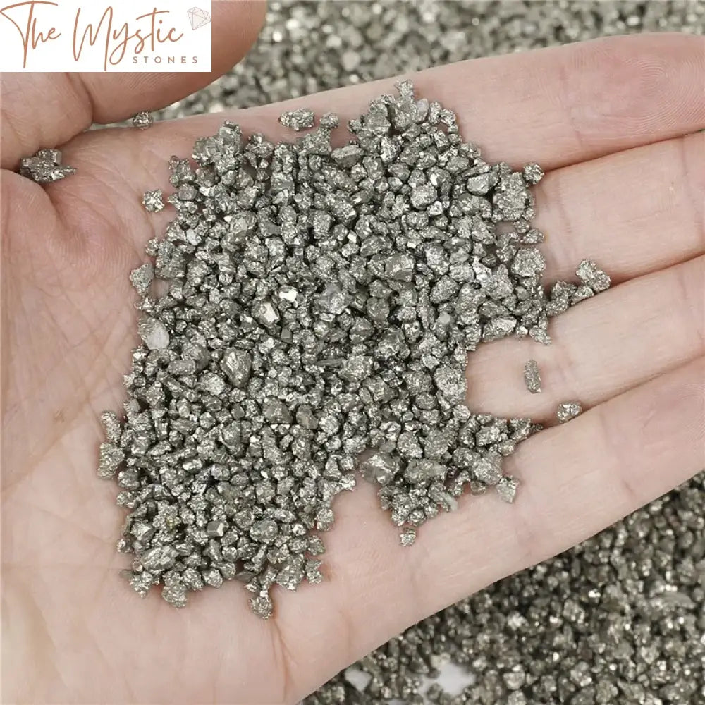 Fool’s Gold Pyrite Mini Chips 5-9Mm