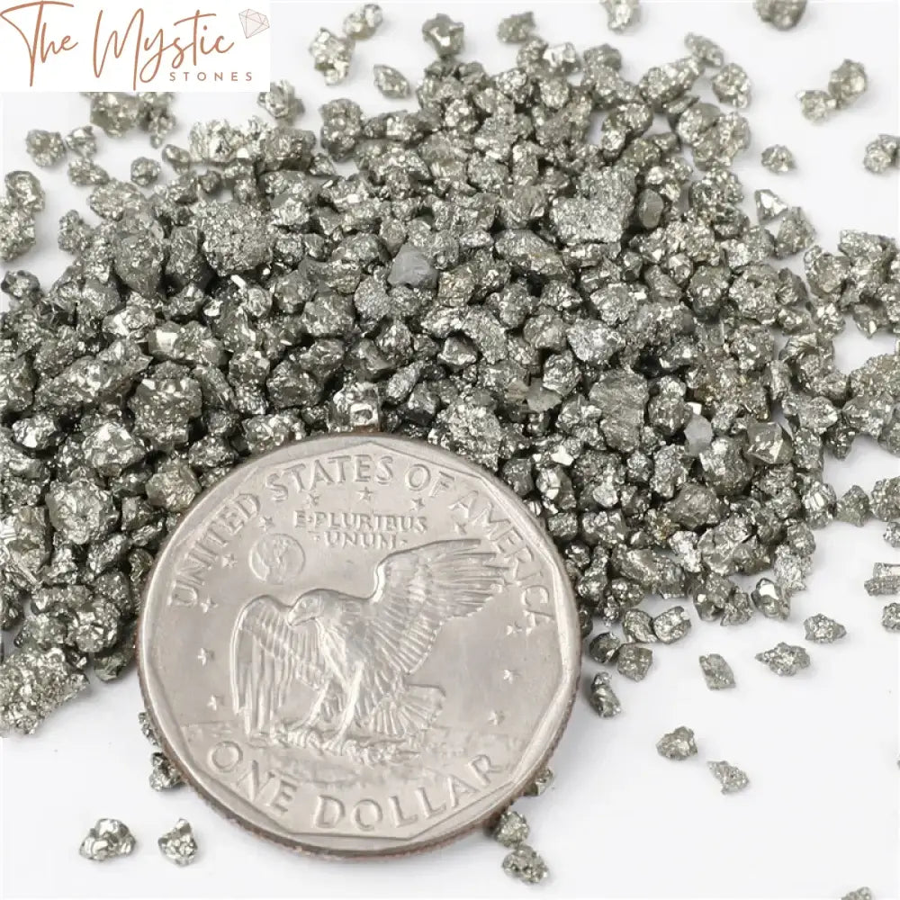 Fool’s Gold Pyrite Mini Chips 5-9Mm