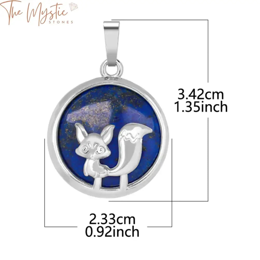 Fox Crystal Pendant