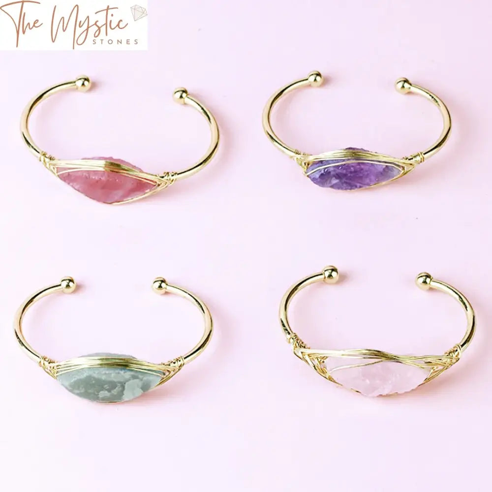 Gemstone Cuff Bracelet