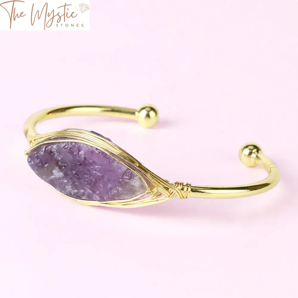 Gemstone Cuff Bracelet