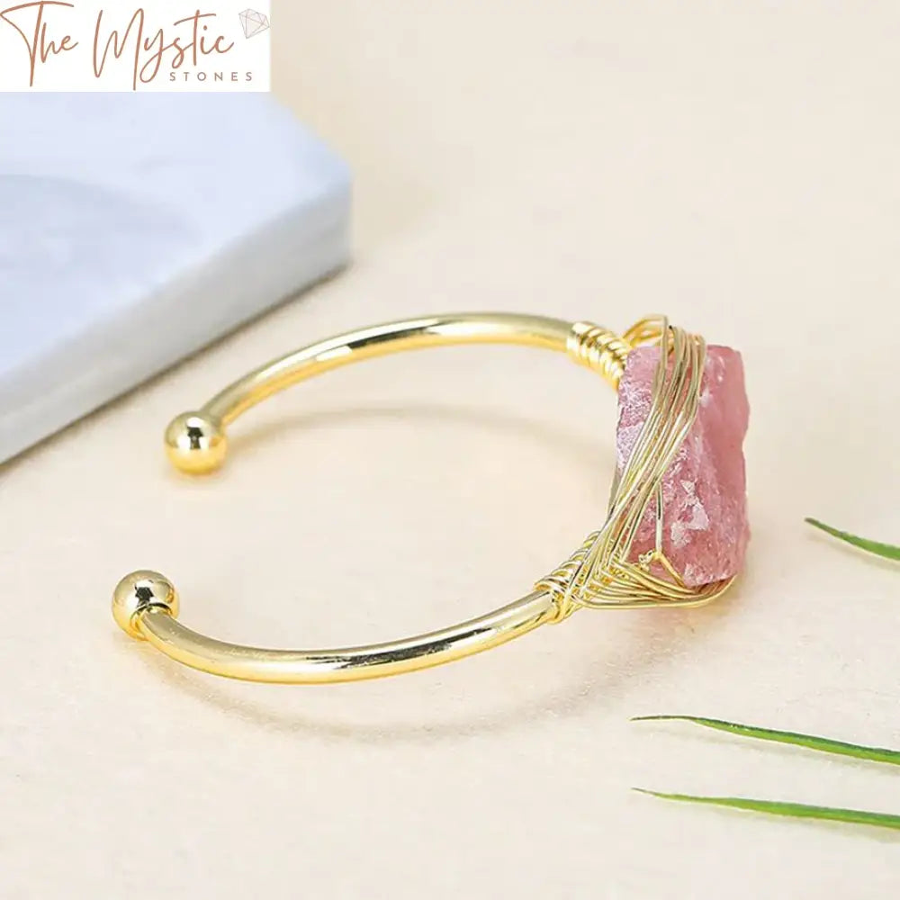 Gemstone Cuff Bracelet