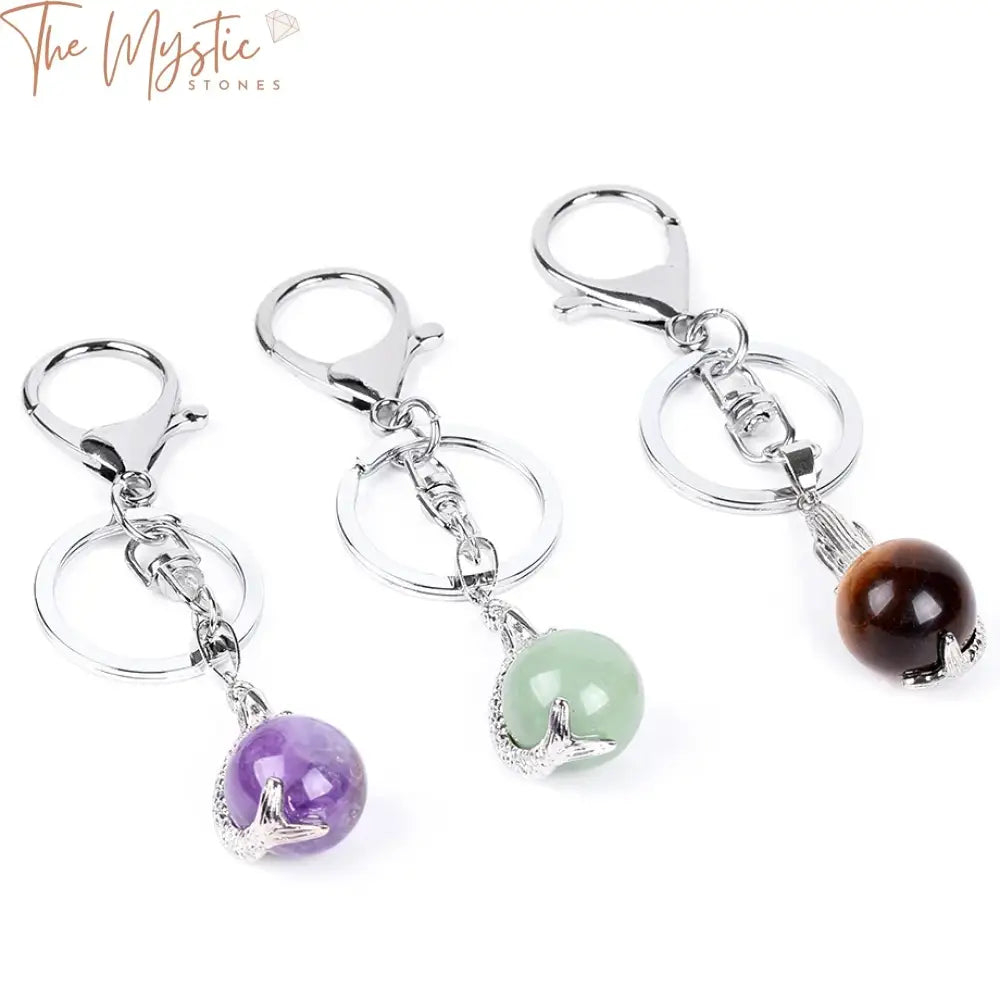 Gemstone Mermaid Keychain