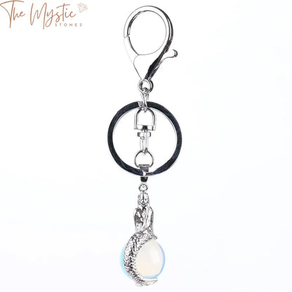 Gemstone Mermaid Keychain