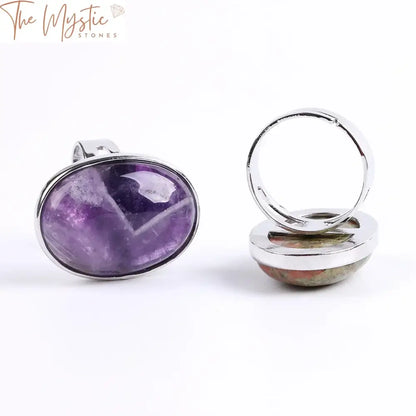 Gemstone Reiki Finger Ring