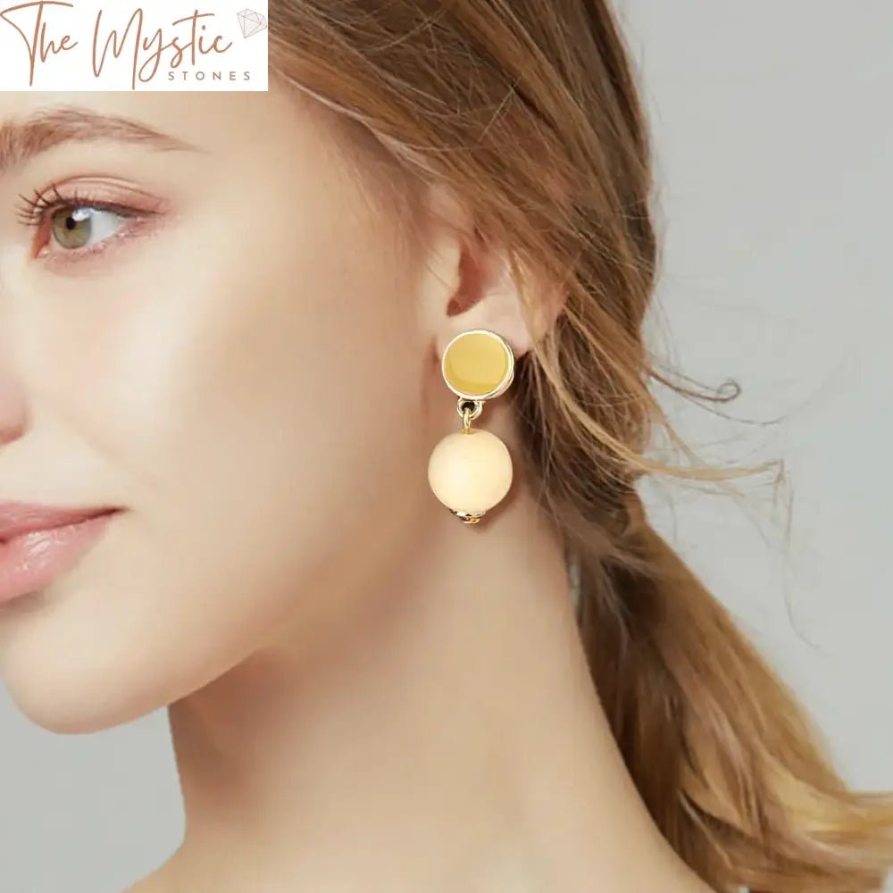 Gold Asymmetric Geometric Stud Earrings