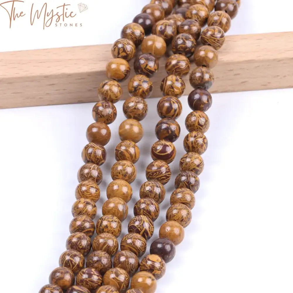 Golden Silk Jade Natural Stone Beads