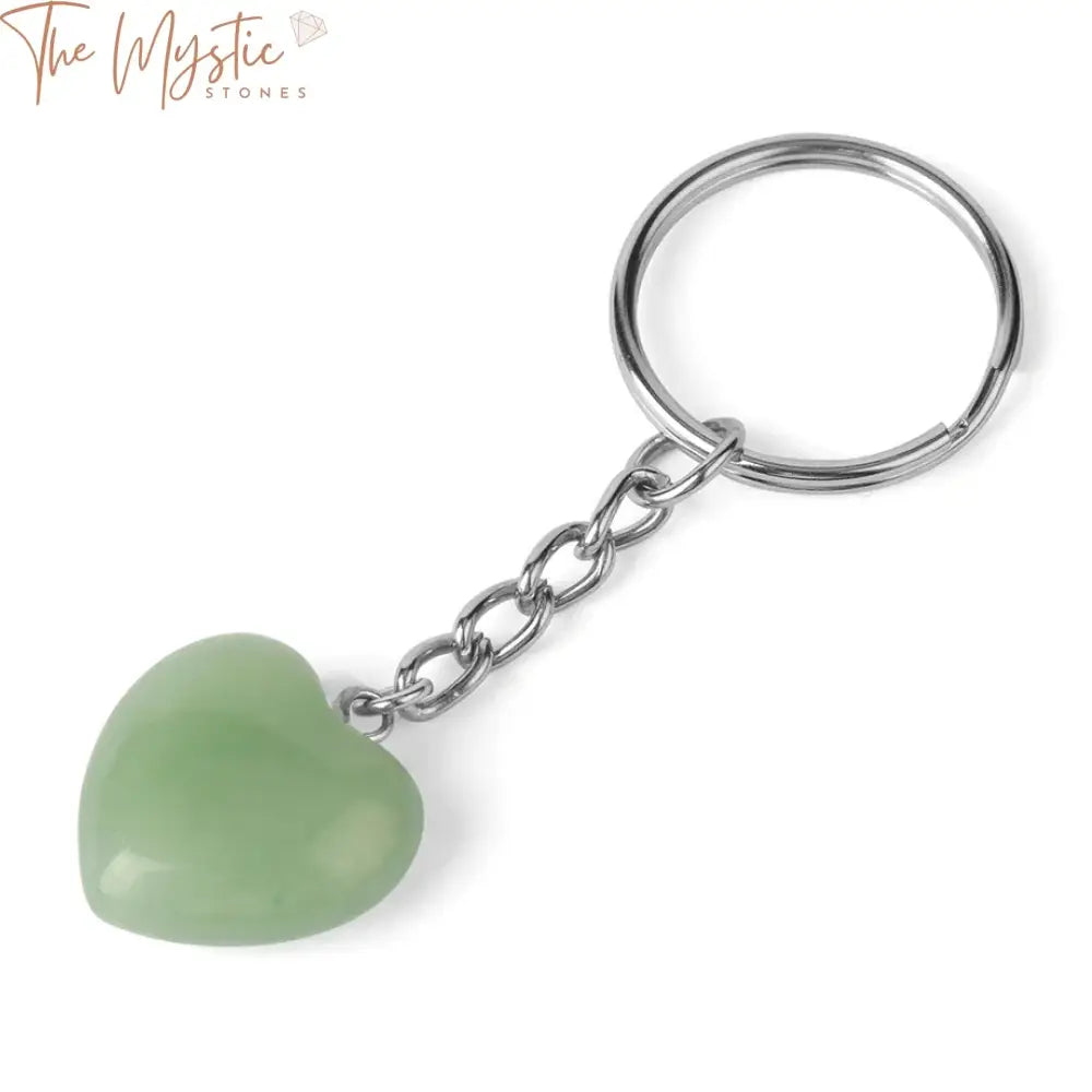 Green Aventurine Heart Jewelry Set