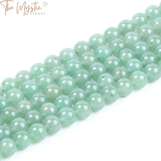 Green Aventurine Round Beads - Assorted Sizes