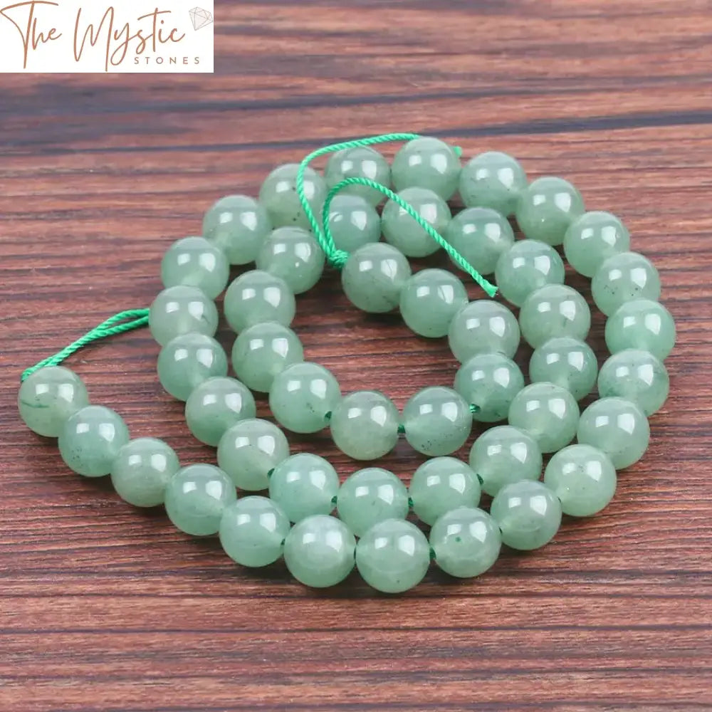 Green Aventurine Round Beads - Assorted Sizes