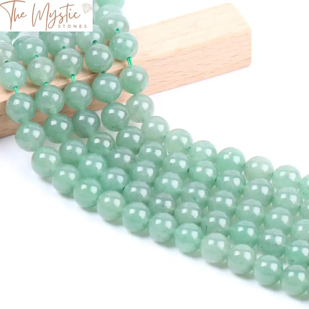 Green Aventurine Round Beads - Assorted Sizes